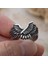 TS001459 316 L Gothic Cross Angel Wings Çelik Erkek Yüzük 3
