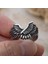 TS001460 316 L Gothic Cross Angel Wings Çelik Erkek Yüzük 3