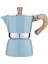 Klasik Stovetop Espresso Maker Espresso Kupası Moka Pot Gölü Mavi 150ML(Yurt Dışından) 1