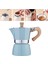 Klasik Stovetop Espresso Maker Espresso Kupası Moka Pot Gölü Mavi 150ML(Yurt Dışından) 3