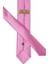 Valentine Pembe Düz Slim Saten Kravat SK4504 2