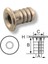 Siso M6, Ø14X14MM, Çelık Dübel Burç DR-614 1