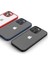 Caseworld Apple iPhone 13 Pro Kapak Arkası Şeffaf Kenarları Renkli Exclusive Kılıf - Kırmızı 5