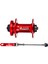 Mtb Disk Fren Hub Set Hızlı Yayın 32 Delik Kırmızı Ön (Yurt Dışından) 2