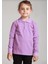 Unisex Lila Uzun Kol Polo Yaka Lakost T-Shirt 1