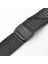 24MM Saat Kordonu Çelik Hasır Siyah Örgü Kordon Black 2 5