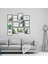 Yeşil Bitkiler 12 Parça Mdf Tablo 2