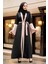 Neva Style - Kolları Detaylı Vizon Tesettür Abaya 55510V 1