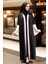 Neva Style - Kolları Detaylı Pudra Tesettür Abaya 55510PD 2