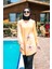 Sulu Boya Çiçek Detaylı Likralı Tam Kapalı Tesettür Mayo 4'lü Set Marina Mayo M2013 Yavruağzı 2