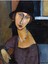 VeraStore Amedeo Modigliani Şapka ve Kolyesi ile Jeanne Hebuterne Kanvas Tablo 1