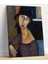 VeraStore Amedeo Modigliani Şapka ve Kolyesi ile Jeanne Hebuterne Kanvas Tablo 2