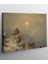 Andreas Achenbach Buz Üzerinde Avcılar Kanvas Tablo 2