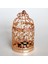 F Fityle Kuş Kafesi Mumluk Metal Tealight Fener Masa Parçası - A-Gül Altın (Yurt Dışından) 2