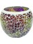 F Fityle Mozaik Cam Mumluk Tealight Adalet Tutucu Düğün Parti Decor_ E (Yurt Dışından) 1