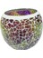 F Fityle Mozaik Cam Mumluk Tealight Adalet Tutucu Düğün Parti Decor_ E (Yurt Dışından) 5