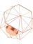 F Fityle 6 Adet 3D Geometrik Düğün Şamdan Adil Mum Tealight Tutucu Gold1 (Yurt Dışından) 5