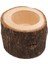 F Fityle Doğal Stump Adil Tealight Mumluk Ahşap Şamdan Saksı 4.2 cm 6x4.2 cm (Yurt Dışından) 1