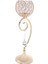 F Fityle Küre Ayağı Kristal Mum Çay Işık Tutucu Düğün Centerpiece 35 cm Altın (Yurt Dışından) 1