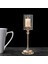 F Fityle Cam Ayağı Mumluk Standı Metal Şamdan Candlestick Düğün Dekor L (Yurt Dışından) 4