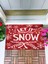 Let It Snow Kapı Önü Paspası Dekoratif Kapı Paspası Dış Mekan Paspas Ev Içi Paspası 45X70CM 1