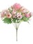 F Fityle 7 Yapay Bracketplant Asılı Çelenk Sanatı Açık Pembe Demet (Yurt Dışından) 1