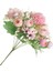 F Fityle 7 Yapay Bracketplant Asılı Çelenk Sanatı Açık Pembe Demet (Yurt Dışından) 2
