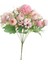 F Fityle 7 Yapay Bracketplant Asılı Çelenk Sanatı Açık Pembe Demet (Yurt Dışından) 4