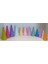 Kırt Kırt Ahşap Waldorf Ormanı Piramit 12'li Set Pastel Boyalı 1