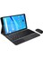Lenovo Tab M8 TB-8505F Bluetooth Touchpad Klavye + Bluetooth Mouse + Standlı Kılıf - Bkk7 1