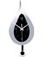F Fityle Modern Pendulum Mutfak Duvar Saatleri Pil Kumandalı Dekoratif Gümüş (Yurt Dışından) 2