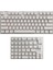 Pbt Keycaps Anti-Gres Mini Için 61 64 68 71 82 84 Düzen Klavye Beyaz (Yurt Dışından) 4