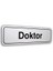 Pano Pvc Kapı Isimliği Doktor 7X25 Cm. 1