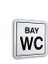 Pano Pvc Sembol Bay Wc 12X12 Cm. 1