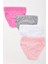 Kız Çocuk 6'lı Dantelli Slip Külot 3