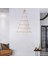 Şube Merdiveni Noel Ağacı Duvar Asılı Dıy Chic Tatil Favor Dekor Için Doğal Ahşap 5