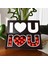 s I Love You Yazılı Ahşap Çikolata Kutusu Sevdikleriniz Için 1