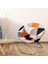 F Fityle Yuvarlak Daire Sandalye Slipcover, Yüksek Streç Çıkarılabilir Yıkanabilir Sandalye Koltuk Koruyucu Kapak Ev Partileri Otel Düğün Töreni - G (Yurt Dışından) 4