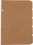 5 Adet A5 Kraft Bölücü Sekmeli Kağıt Planlayıcısı Dizüstü Dosyalama Organizatör Kahverengi(Yurt Dışından) 5