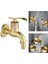 F Fityle İşlemeli Duvara Monte Musluk - Altın (Yurt Dışından) 2