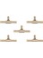 F Fityle 5x Pirinç T Tipi Marangoz Yakıt Hortumu Marangoz Tee Bağlayıcı Hava Su Gazı 6mm (Yurt Dışından) 2