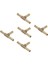 F Fityle 5x Pirinç T Tipi Marangoz Yakıt Hortumu Marangoz Tee Bağlayıcı Hava Su Gazı 6mm (Yurt Dışından) 4