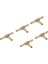 F Fityle 5x Pirinç T Tipi Marangoz Yakıt Hortumu Marangoz Tee Bağlayıcı Hava Su Gazı 6mm (Yurt Dışından) 5