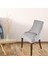 F Fityle Pu Deri Yüksek Elastik Sandalye Slipcovers Açık Gri Kapakları (Yurt Dışından) 5