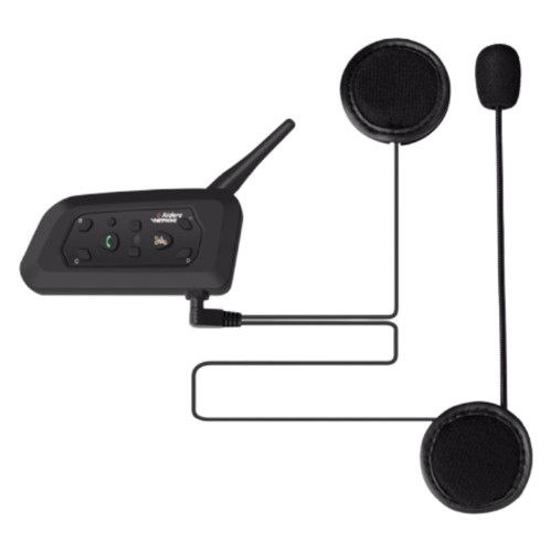 INTERCOMUNICADOR Bluetooth Moto ejeas vnetphone V6 1200m Motocicleta Cabeza De Bluetooth 