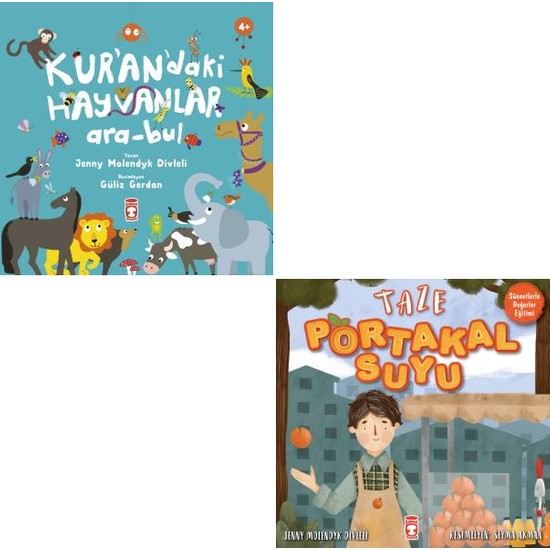 Jenny Molendyk Divleli 2 Kitap Set / Kurandaki Hayvanlar Ara Kitabı