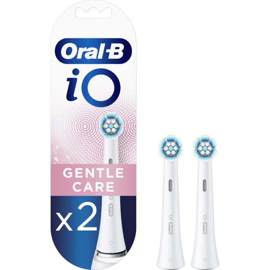 Oral-B iO Gentle Care Beyaz Diş Fırçası Yedek Başlığı 2 Adet