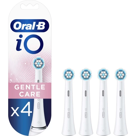 Oral-B iO Gentle Care Beyaz Diş Fırçası Yedek Başlığı 4 Adet
