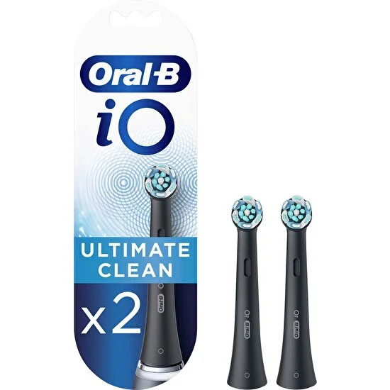 Oral-B iO Ultimate Clean Siyah Diş Fırçası Yedek Başlığı 2 Adet