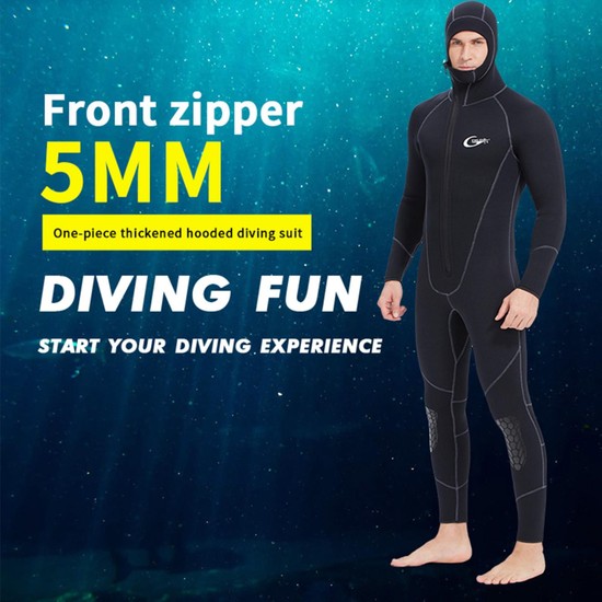 Homyl Erkek Wetsuits Tulum Tam Vücut Neopren 5mm Snorkeling Fiyatı